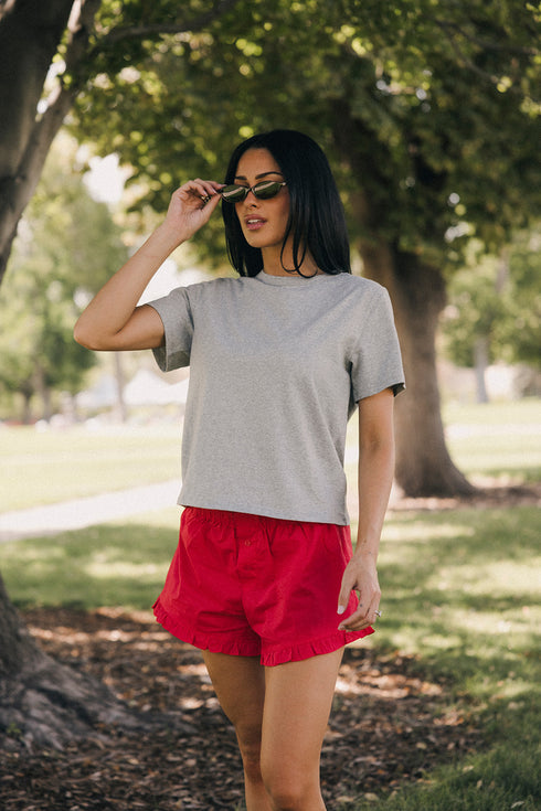 Coco Classic Tee // Heather Grey